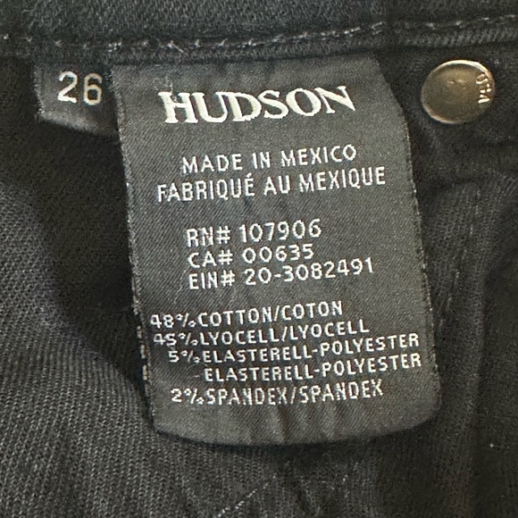 Hudson jeans black (faded black) size 26 - Picture 4 of 5